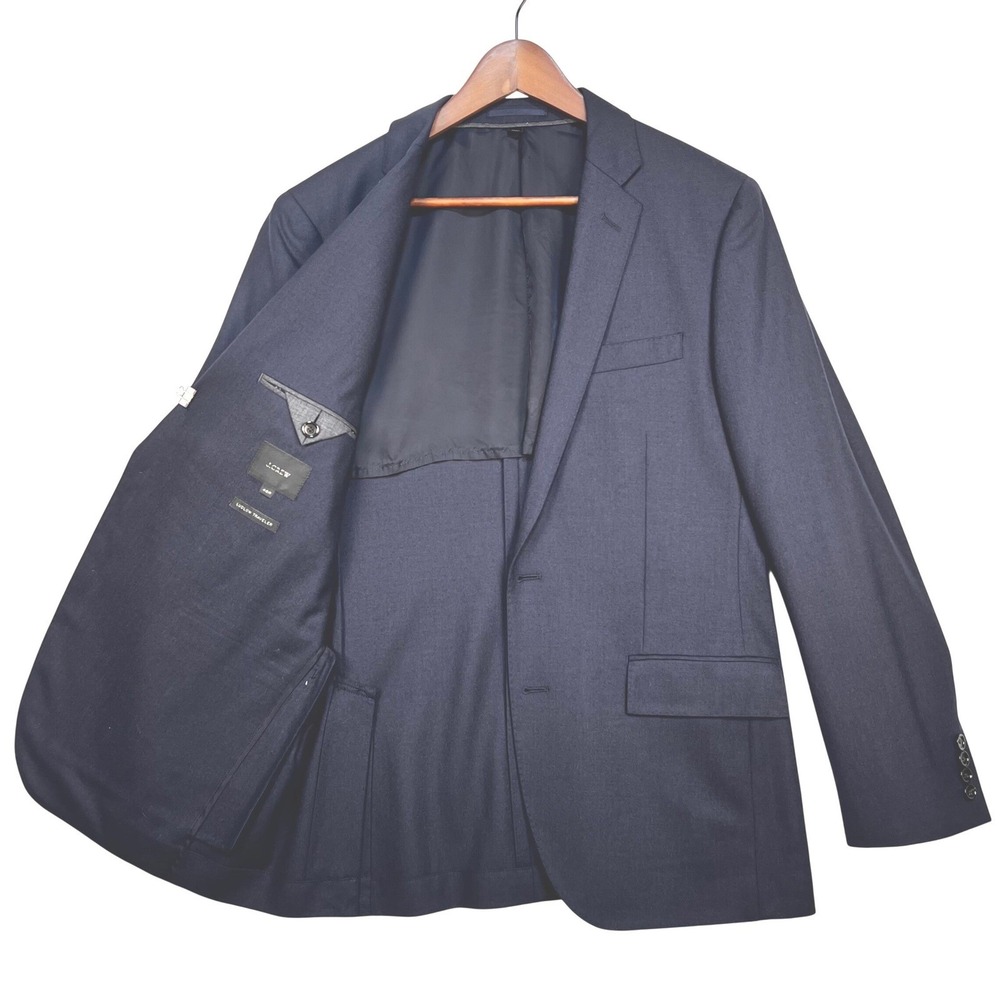 J.Crew Ludlow Traveler Blazer Mens 40R Navy Blue ITALIAN Wool Sport Coat Jacket